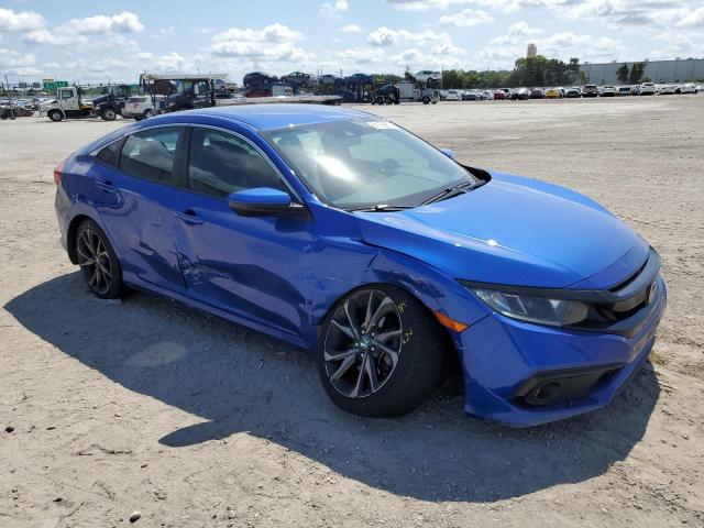19XFC2F82LE002239 - 2020 HONDA CIVIC SPORT 蓝色 照片 4