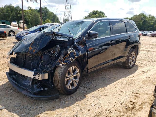 5TDKKRFH9FS079811 - 2015 TOYOTA HIGHLANDER XLE Schwarz Foto 1