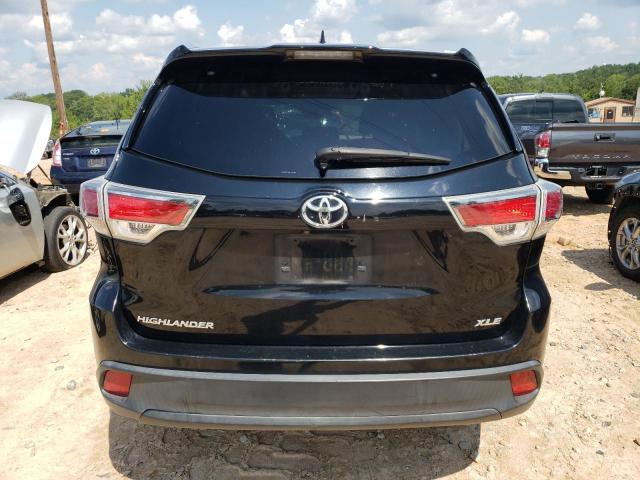 5TDKKRFH9FS079811 - 2015 TOYOTA HIGHLANDER XLE Schwarz Foto 6