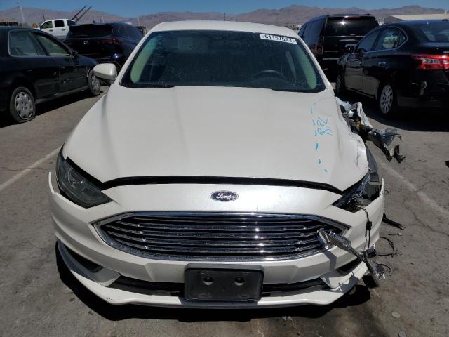 3FA6P0LUXJR287391 - 2018 FORD FUSION SE HYBRID WHITE photo 5