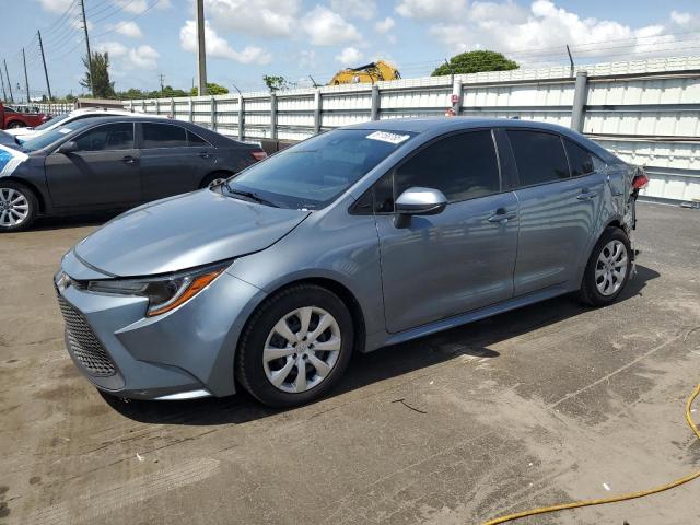 JTDEPRAE7LJ025864 - 2020 TOYOTA COROLLA LE BLUE photo 1