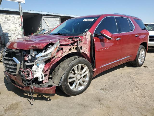 1GNEVKKW3JJ116557 - 2018 CHEVROLET TRAVERSE HIGH COUNTRY RED photo 1