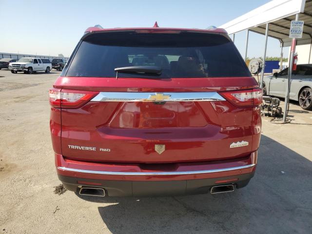 1GNEVKKW3JJ116557 - 2018 CHEVROLET TRAVERSE HIGH COUNTRY RED photo 6