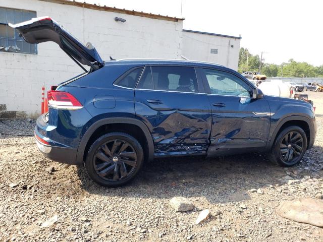 1V2KE2CA6NC203523 - 2022 VOLKSWAGEN ATLAS CROS SE BLUE photo 3