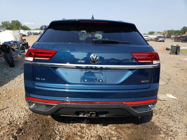 1V2KE2CA6NC203523 - 2022 VOLKSWAGEN ATLAS CROS SE ლურჯი ფოტო 6