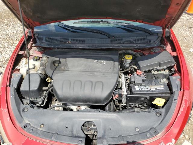 1C3CDFBA2DD267976 - 2013 DODGE DART SXT წითელი ფოტო 11