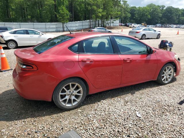 1C3CDFBA2DD267976 - 2013 DODGE DART SXT წითელი ფოტო 3