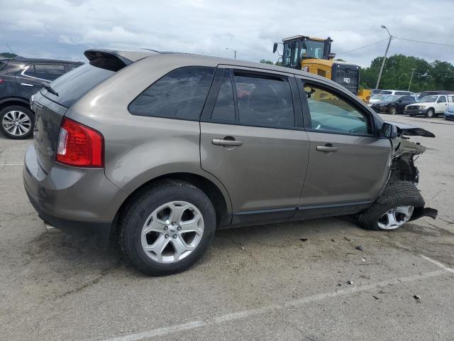 2FMDK4JC3CBA45167 - 2012 FORD EDGE SEL Qəhvəyi foto 3