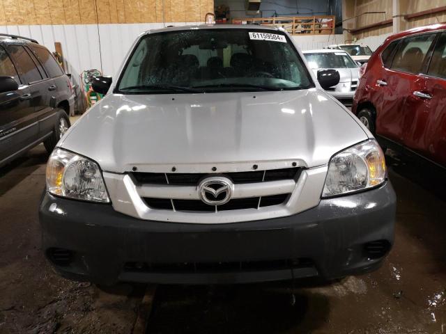 4F2YZ92Z16KM38273 - 2006 MAZDA TRIBUTE I SILVER photo 5