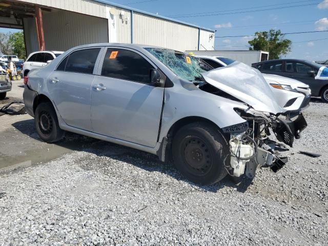 1NXBU4EE4AZ198144 - 2010 TOYOTA COROLLA BASE SILVER photo 4