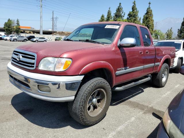 5TBRT3415YS010561 - 2000 TOYOTA TUNDRA ACCESS CAB წითელი ფოტო 1
