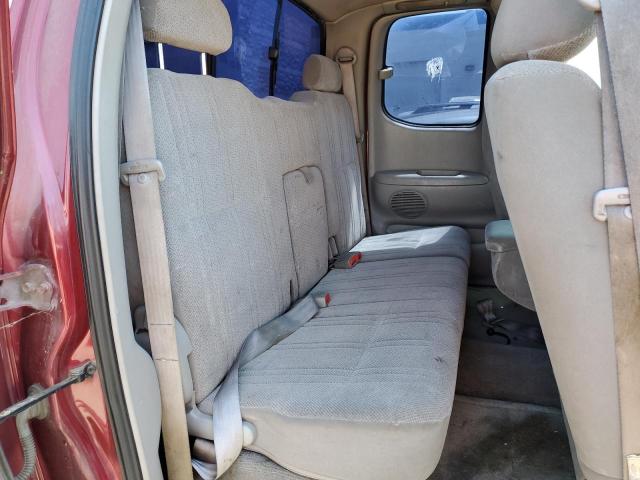 5TBRT3415YS010561 - 2000 TOYOTA TUNDRA ACCESS CAB წითელი ფოტო 10