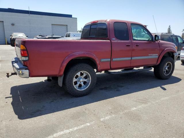 5TBRT3415YS010561 - 2000 TOYOTA TUNDRA ACCESS CAB წითელი ფოტო 3