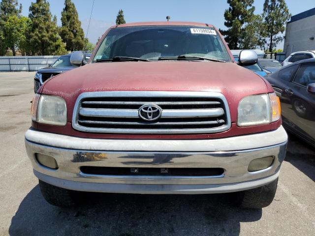 5TBRT3415YS010561 - 2000 TOYOTA TUNDRA ACCESS CAB წითელი ფოტო 5