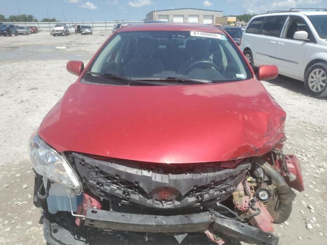 5YFBU4EE4CP073987 - 2012 TOYOTA COROLLA BASE Червоний фото 5