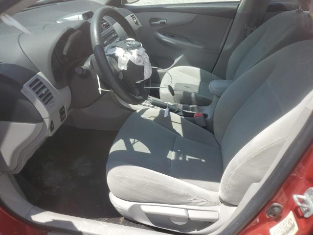 5YFBU4EE4CP073987 - 2012 TOYOTA COROLLA BASE Червоний фото 7
