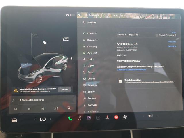 5YJ3E1EB2JF185377 - 2018 TESLA MODEL 3 灰色 照片 9