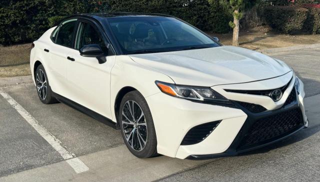 4T1B11HK8KU820299 - 2019 TOYOTA CAMRY L WHITE photo 1