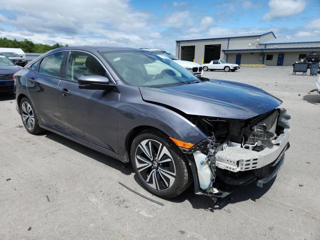 JHMFC1F75JX028945 - 2018 HONDA CIVIC EXL GRAY photo 4