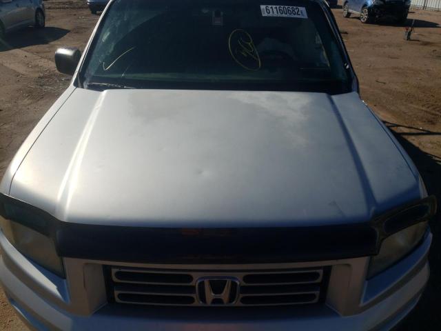 2HJYK16278H526043 - 2008 HONDA RIDGELINE RT SILVER photo 7