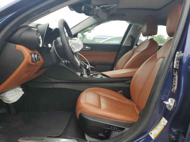 ZARFAEDN7H7552467 - 2017 ALFA ROMEO GIULIA Q4 蓝色 照片 7