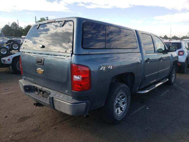 2GCEK13M571611340 - 2007 CHEVROLET SILVERADO K1500 CREW CAB BLUE photo 4