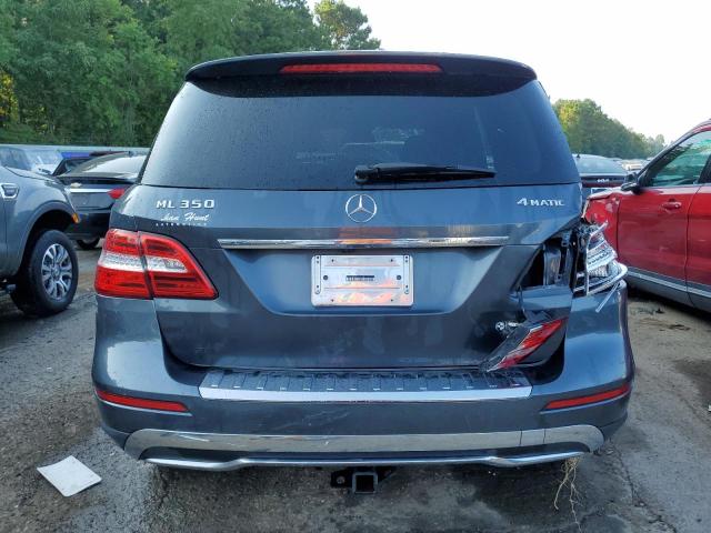 4JGDA5HB0EA276080 - 2014 MERCEDES-BENZ ML 350 4MATIC GRAY photo 6