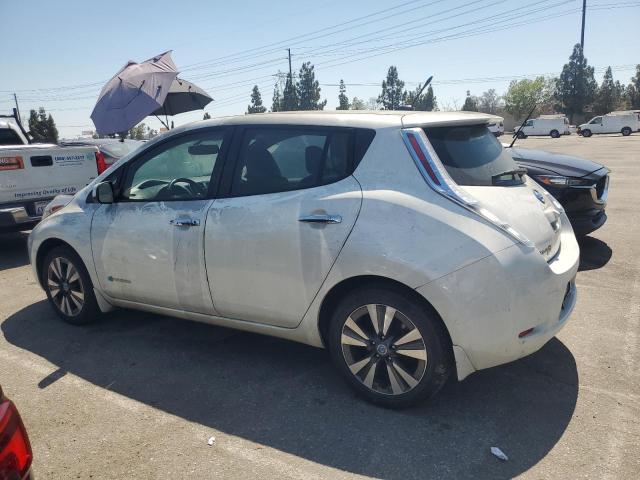 1N4AZ0CP7DC418102 - 2013 NISSAN LEAF S WHITE photo 2