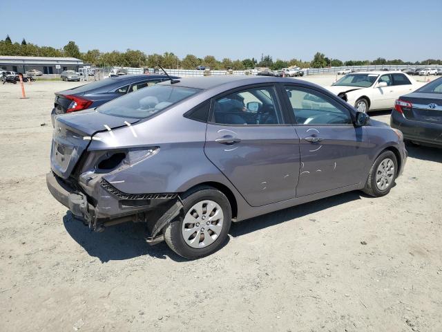 KMHCT4AE1GU111001 - 2016 HYUNDAI ACCENT SE GRAY photo 3