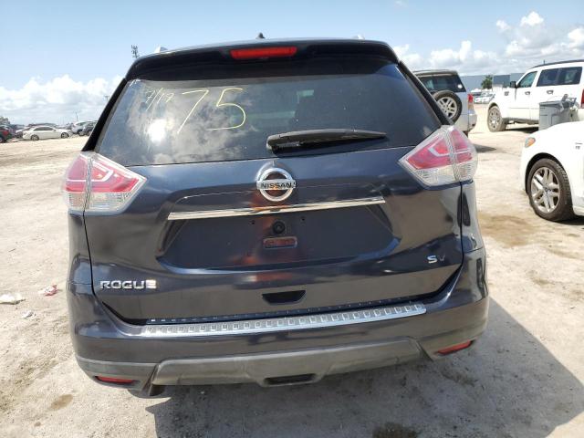 KNMAT2MT5FP535529 - 2015 NISSAN ROGUE S BLUE photo 6