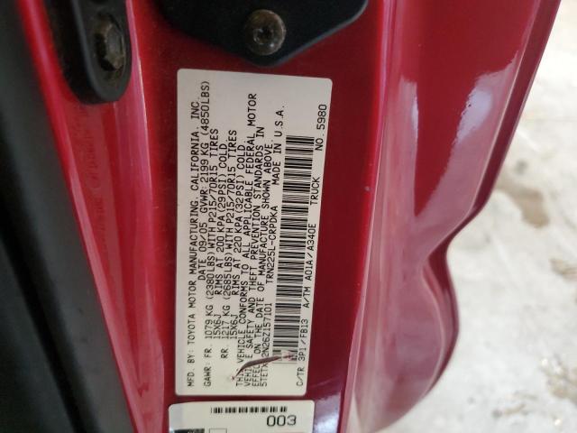 5TETX22N26Z157101 - 2006 TOYOTA TACOMA ACCESS CAB Bordo fotoğraf 12