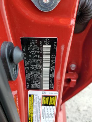 4T1G11AK0RU213761 - 2024 TOYOTA CAMRY SE NIGHT SHADE RED photo 13