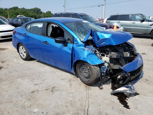 3N1CN8DV8ML910414 - 2021 NISSAN VERSA S BLUE photo 4