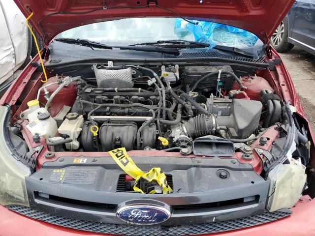 1FAHP33N79W214278 - 2009 FORD FOCUS SES RED photo 11