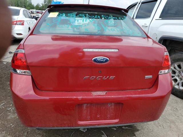 1FAHP33N79W214278 - 2009 FORD FOCUS SES RED photo 6