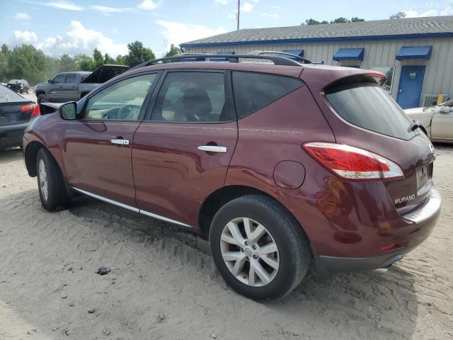 JN8AZ1MU1CW116455 - 2012 NISSAN MURANO S BURGUNDY photo 2