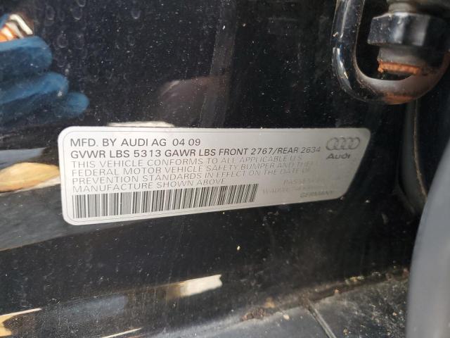 WAUWG74F89N057122 - 2009 AUDI A6 PRESTIGE შავი ფოტო 13