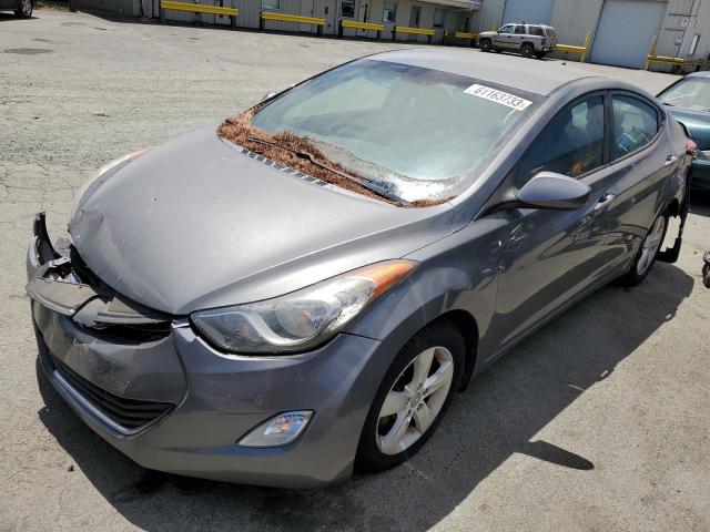 5NPDH4AE2DH152009 - 2013 HYUNDAI ELANTRA GLS GRAY photo 1