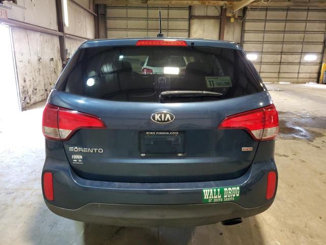 5XYKT3A64EG427963 - 2014 KIA SORENTO LX GRAY photo 6