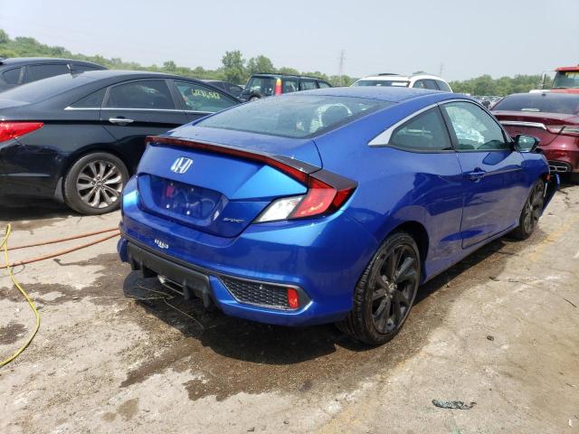 2HGFC4B87KH308455 - 2019 HONDA CIVIC SPORT BLUE photo 3
