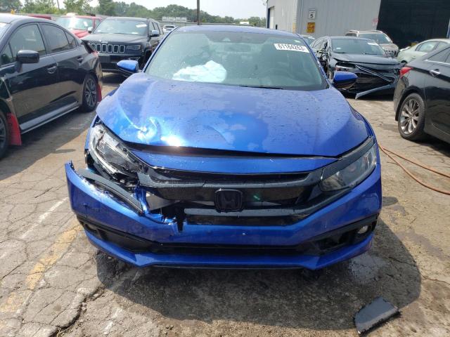 2HGFC4B87KH308455 - 2019 HONDA CIVIC SPORT BLUE photo 5