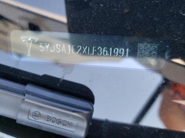 5YJSA1E2XLF361991 - 2020 TESLA MODEL S Ağ foto 12