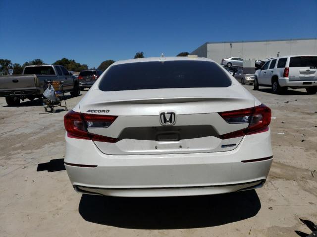 1HGCV3F50KA005507 - 2019 HONDA ACCORD HYBRID EXL WHITE photo 6