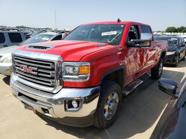 1GT12TEY8JF244430 - 2018 GMC SIERRA K2500 SLT RED photo 1