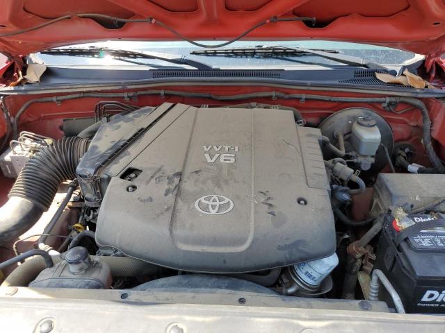 5TEJU62N86Z296320 - 2006 TOYOTA TACOMA DOUBLE CAB PRERUNNER RED photo 11