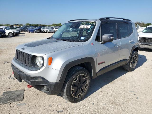 ZACCJBCT2FPC05379 - 2015 JEEP RENEGADE TRAILHAWK SILVER photo 1