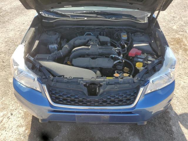 JF2SJADC4GH480752 - 2016 SUBARU FORESTER 2.5I PREMIUM BLUE photo 11