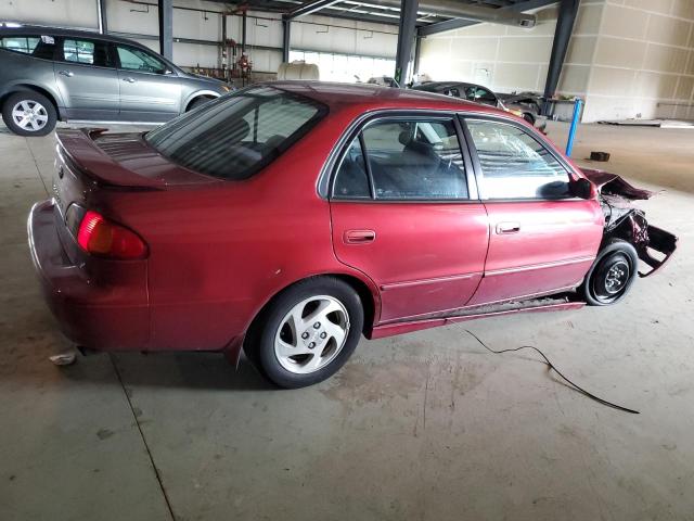 1NXBR12E52Z644260 - 2002 TOYOTA COROLLA CE RED photo 3