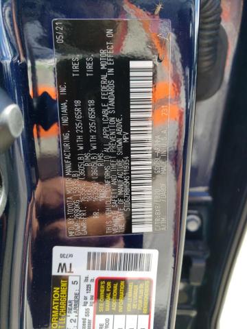 5TDGZRBH5MS119354 - 2021 TOYOTA HIGHLANDER XLE BLUE photo 13