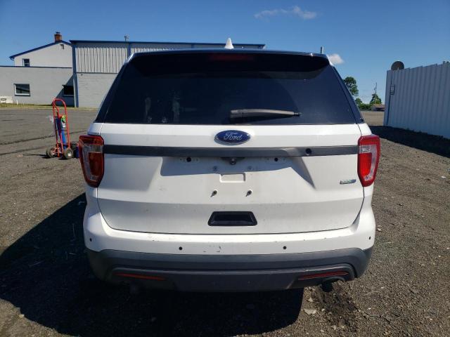 1FM5K8AR0GGA20273 - 2016 FORD EXPLORER POLICE INTERCEPTOR 白色 照片 6